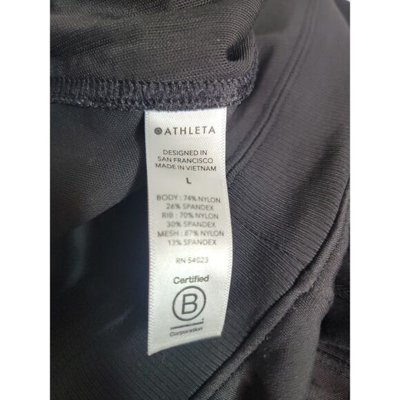Athleta venice Jogger Womens SZ Large High Rise Black Pull On Pockets 597888-00 - Picture 7 of 9